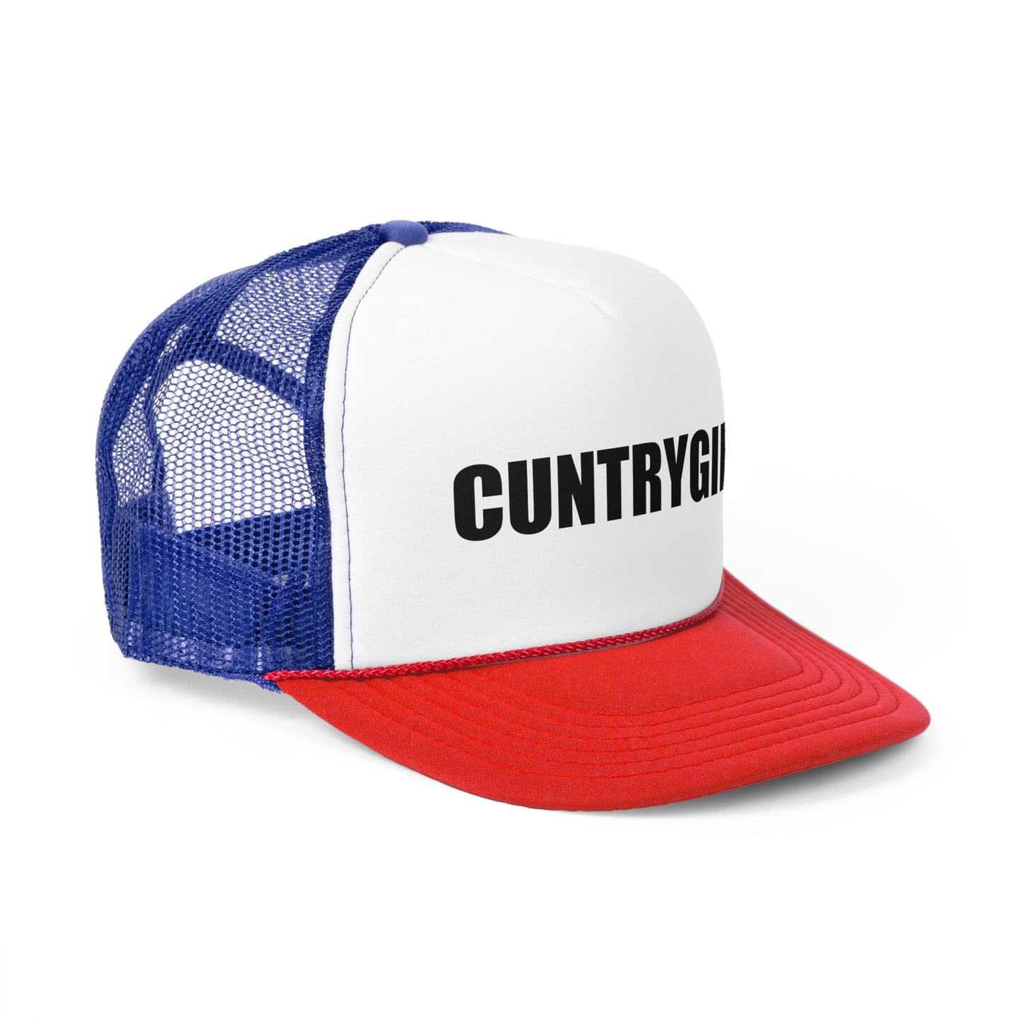 CuntryGirl Trucker Hat Black v1