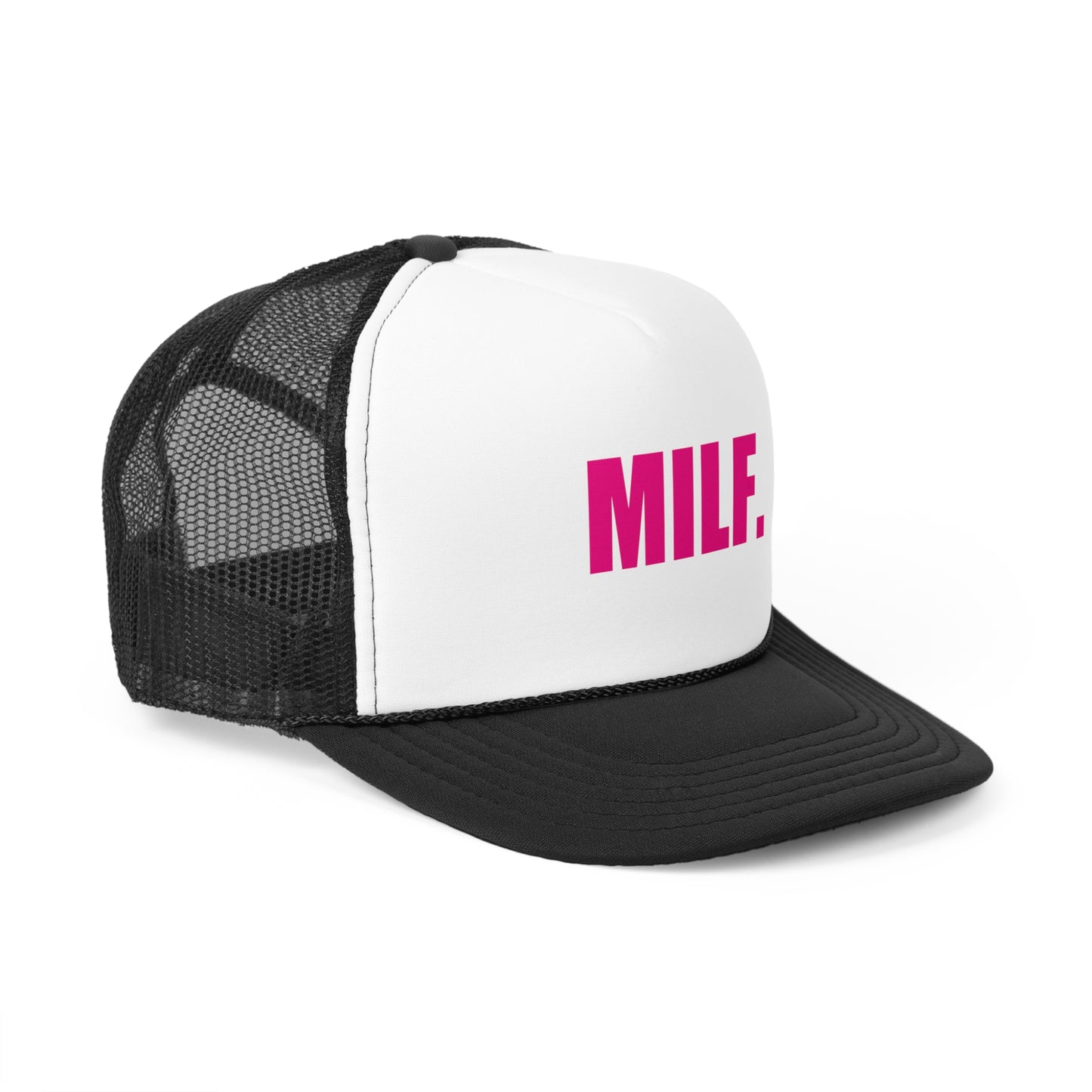 MILF Trucker Hat Pink v1