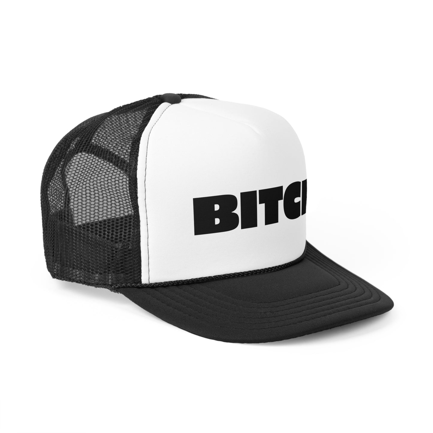 BITCH Trucker Hat Black