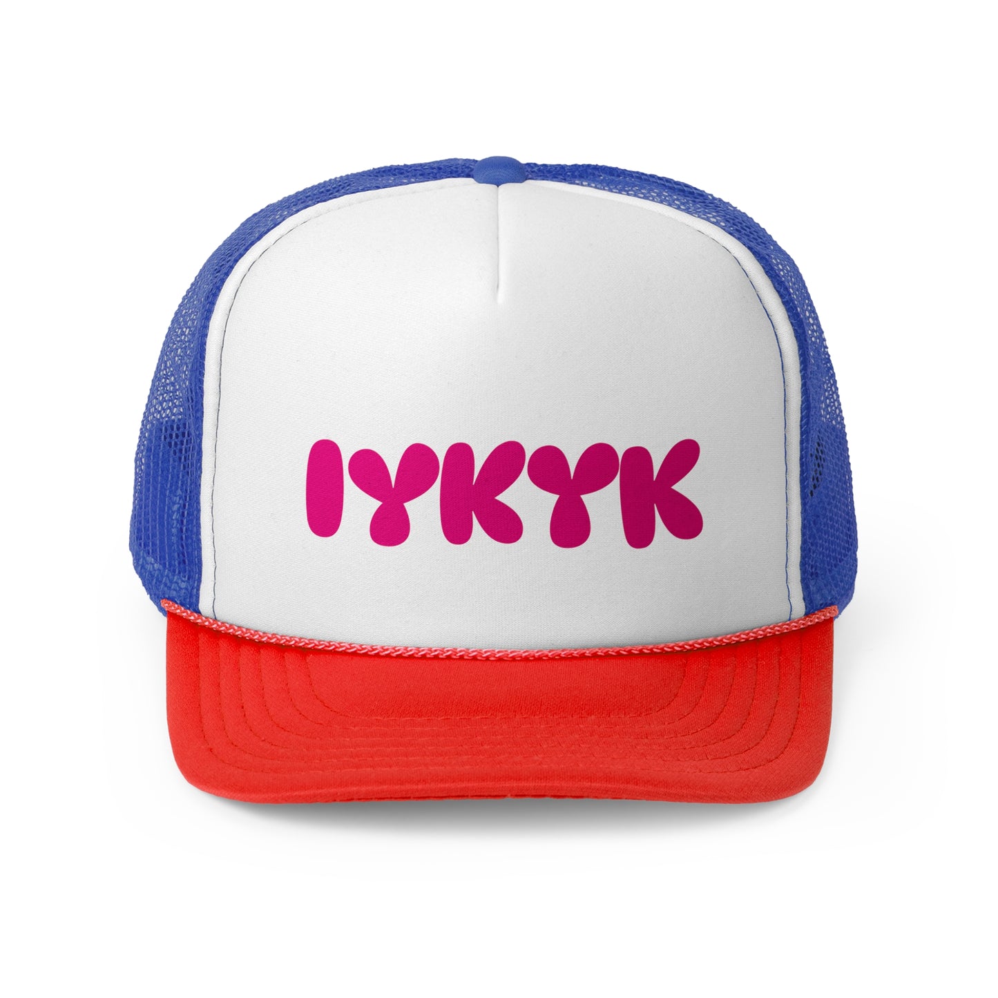 IYKYK Trucker Hat Pink v1