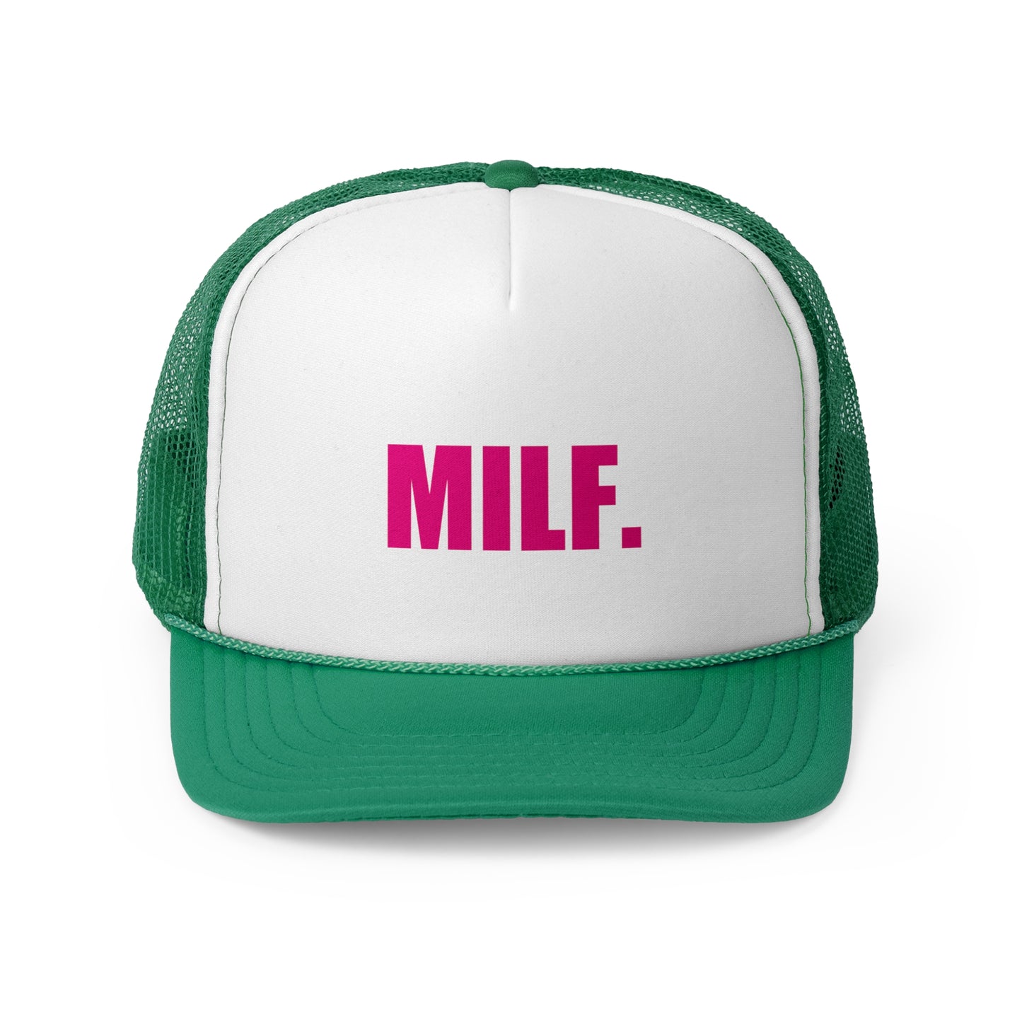 MILF Trucker Hat Pink v1