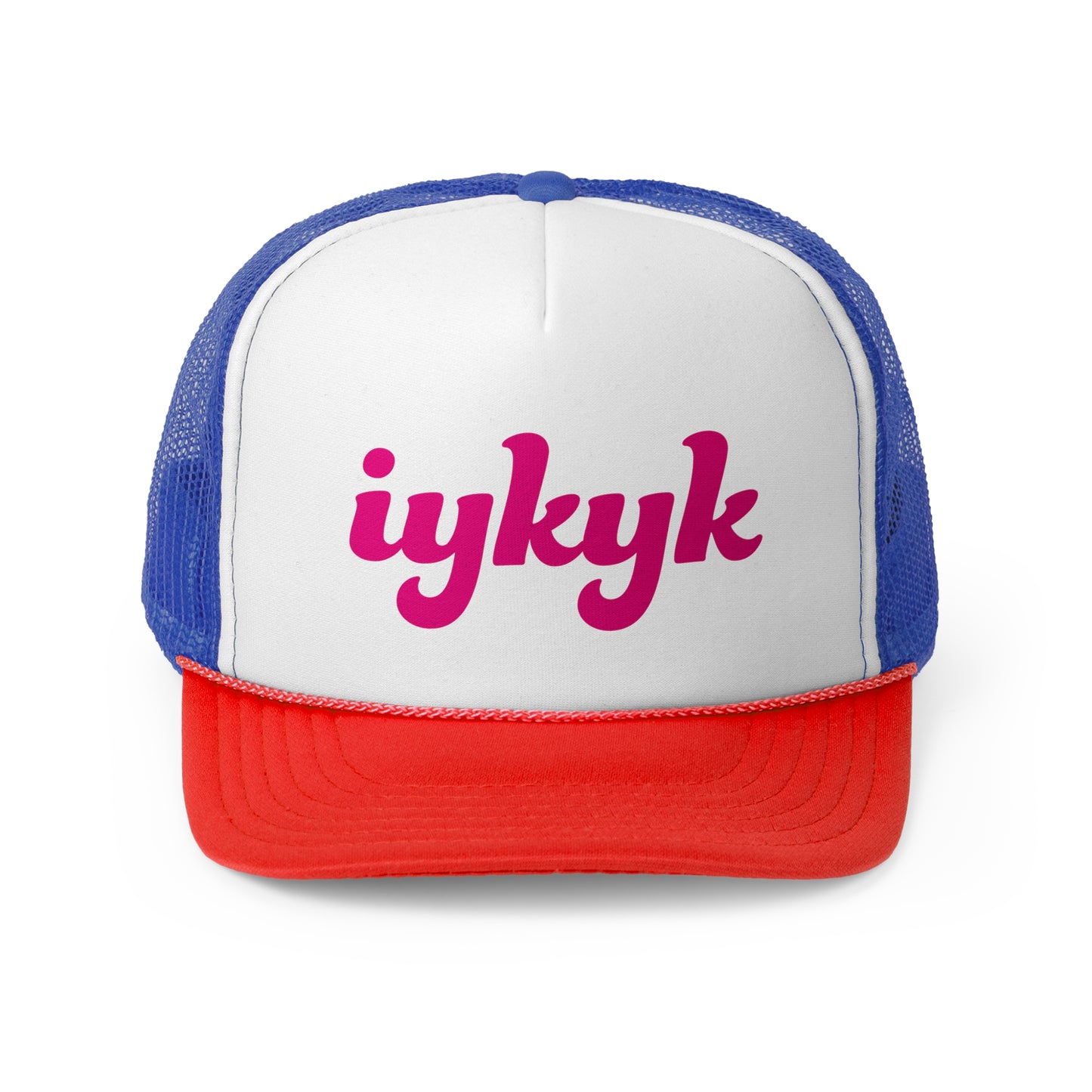 IYKYK Trucker Hat Pink v3