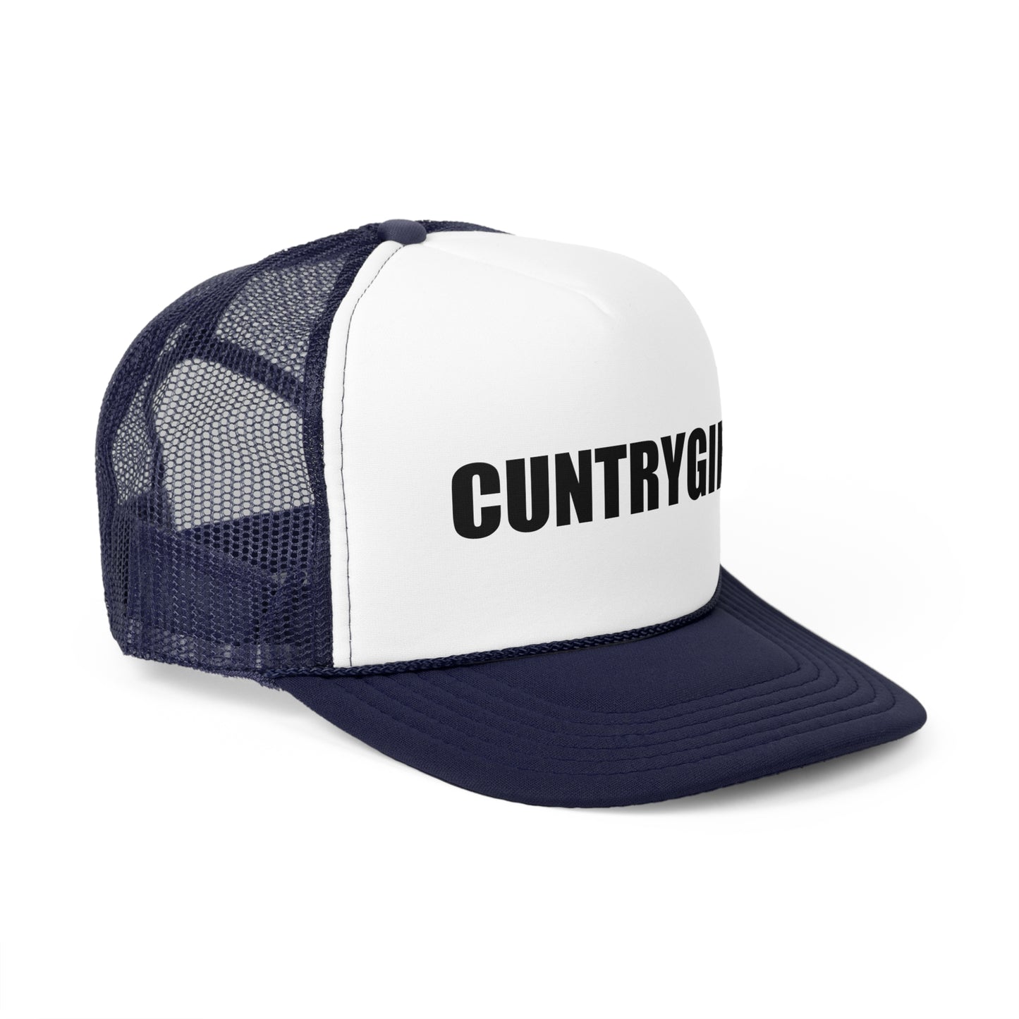 CuntryGirl Trucker Hat Black v1