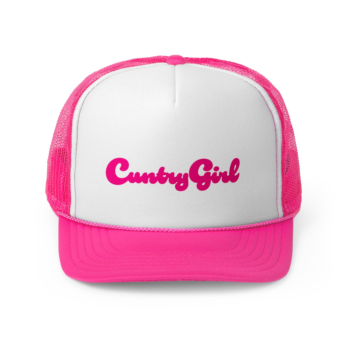 Cuntry Girl Trucker Hat Pink v1