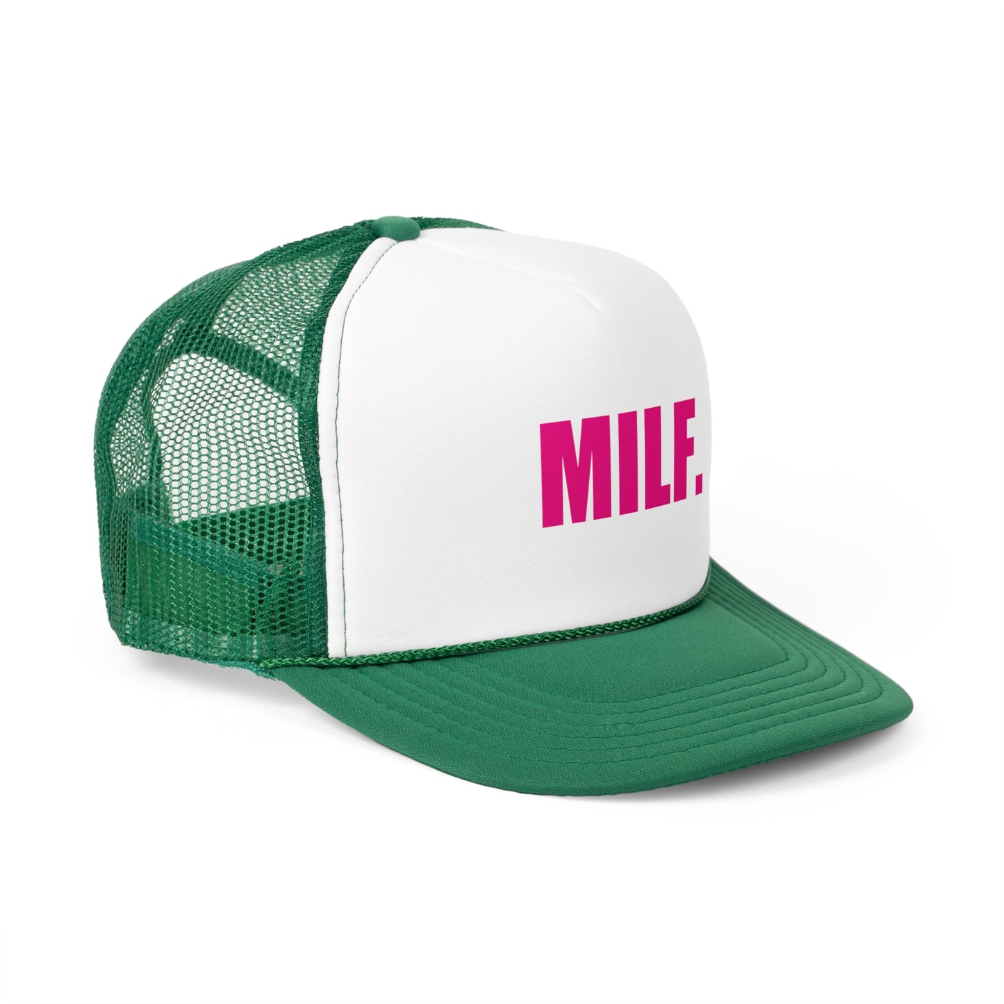 MILF Trucker Hat Pink v1