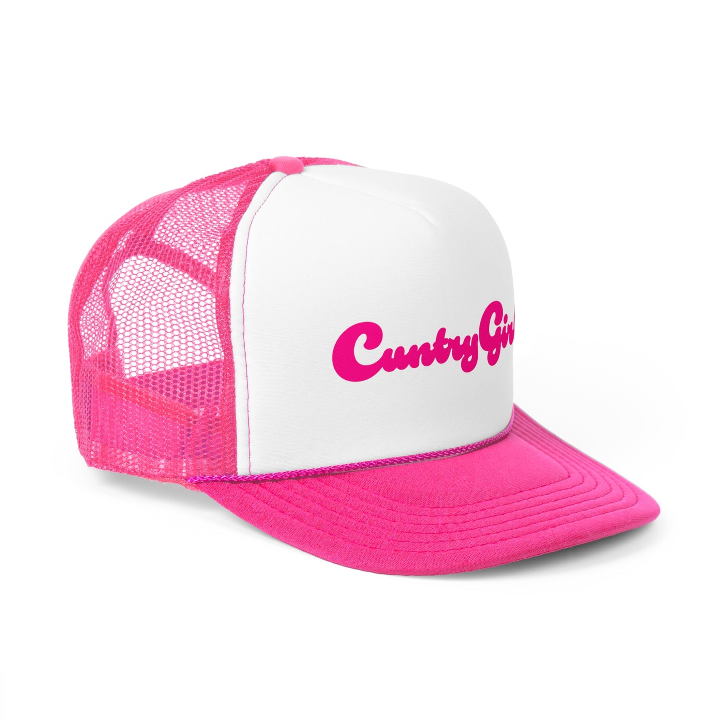 Cuntry Girl Trucker Hat Pink v1