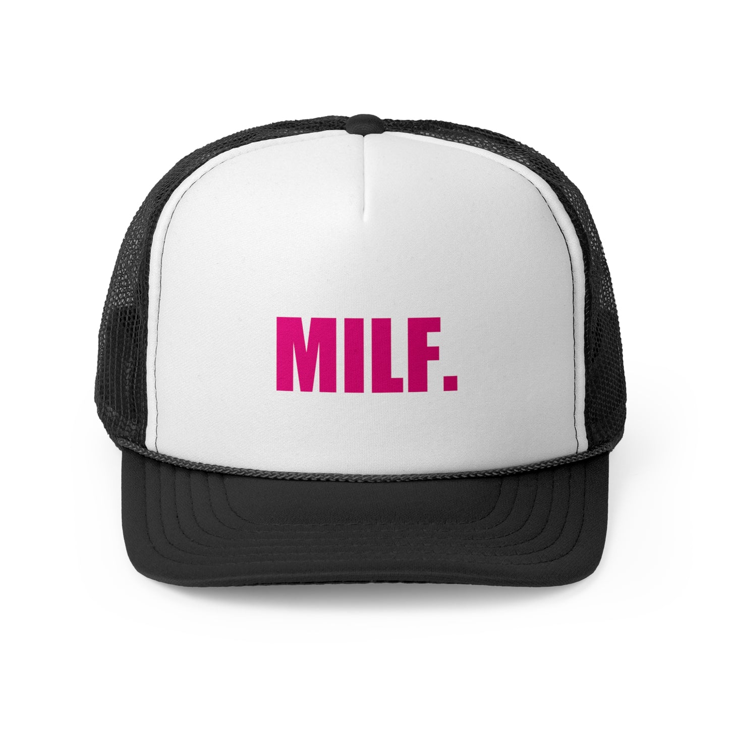 MILF Trucker Hat Pink v1