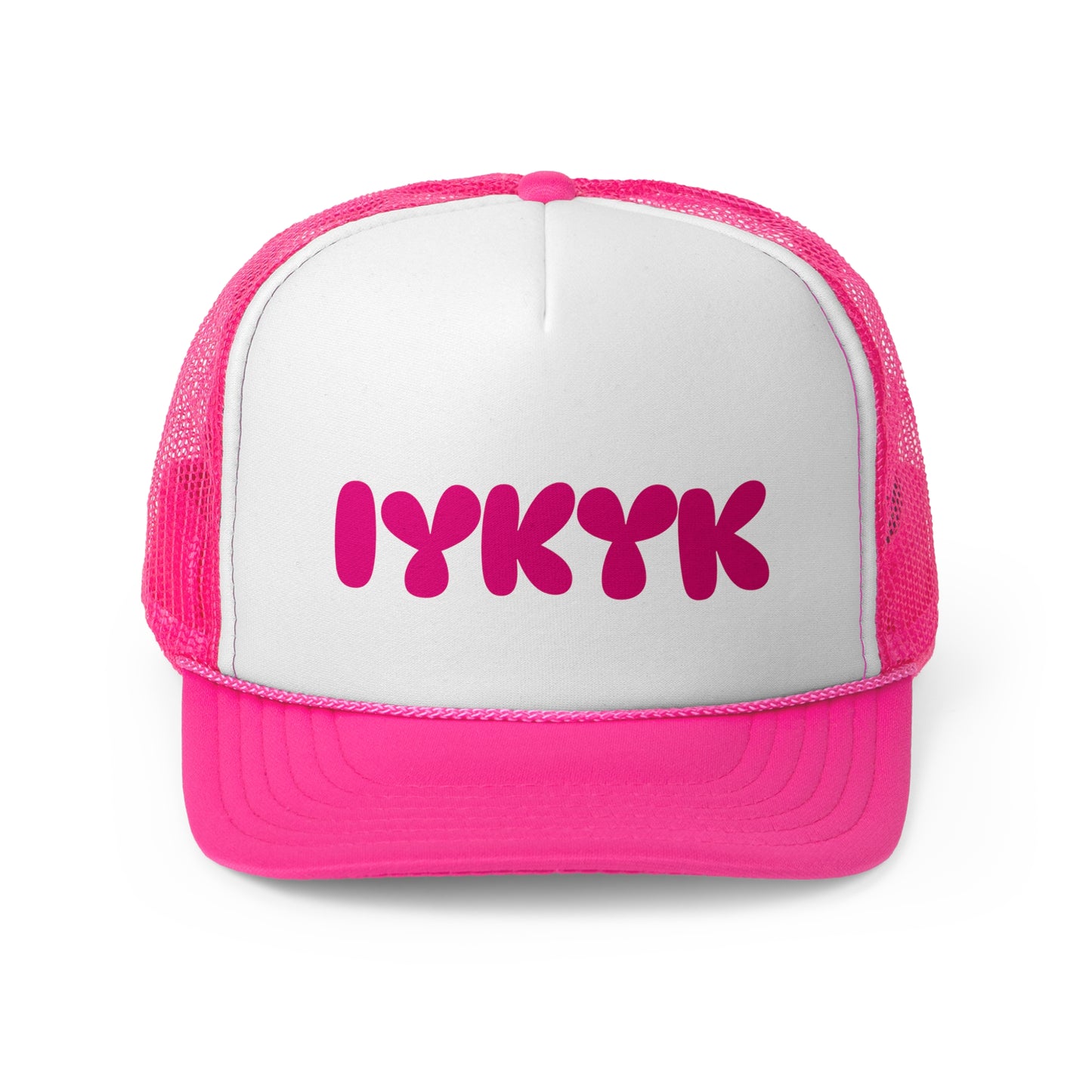 IYKYK Trucker Hat Pink v1