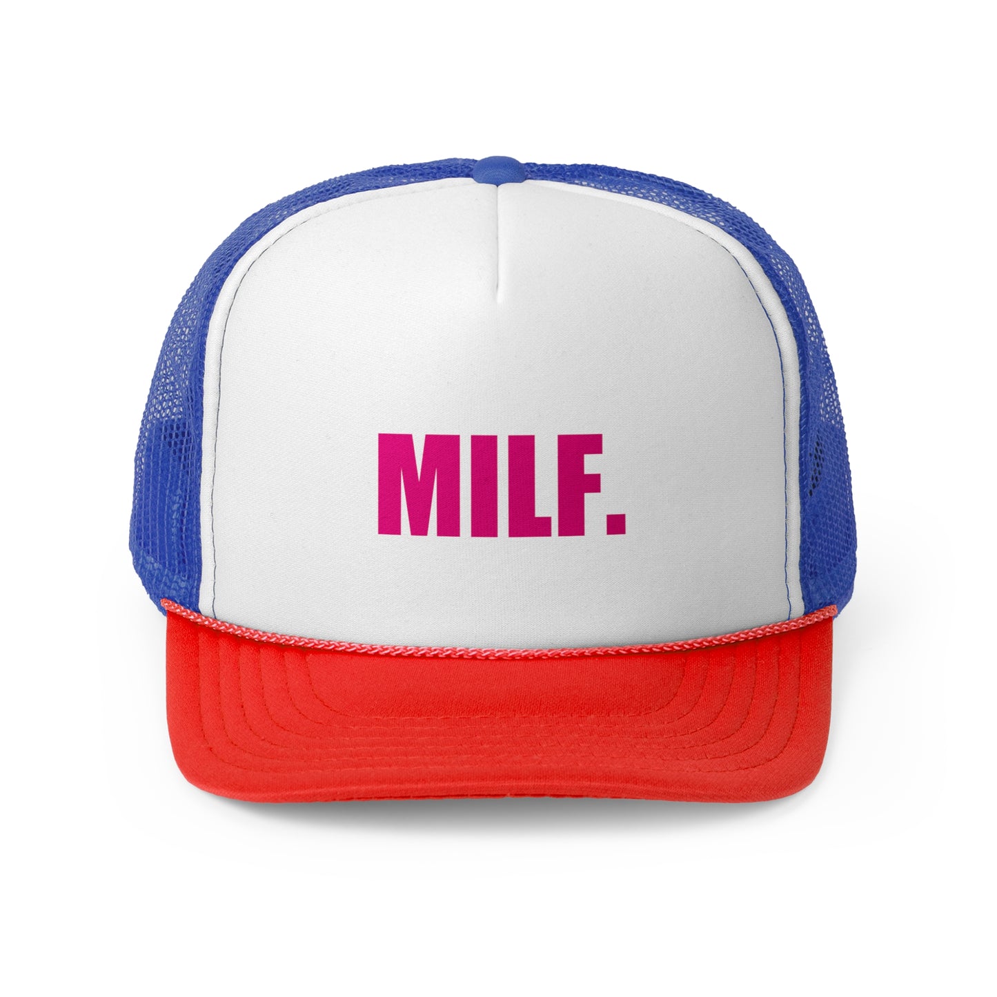 MILF Trucker Hat Pink v1