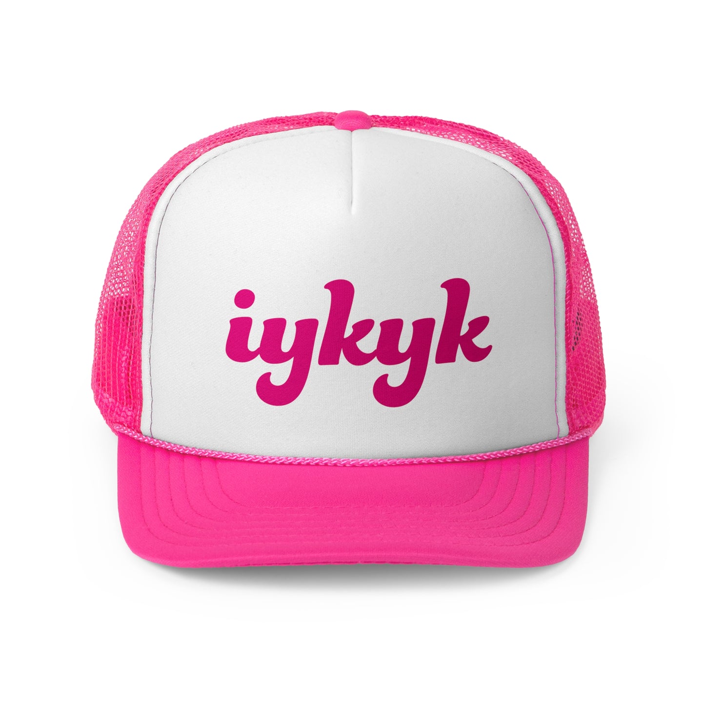 IYKYK Trucker Hat Pink v3