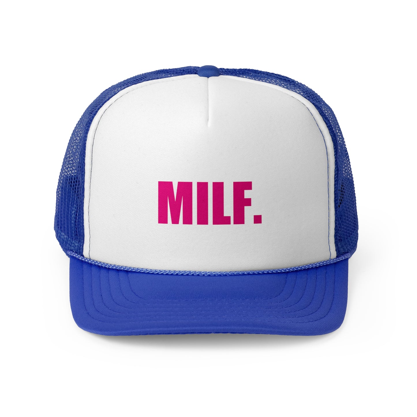 MILF Trucker Hat Pink v1