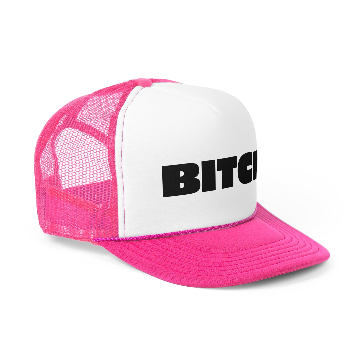 BITCH Trucker Hat Black