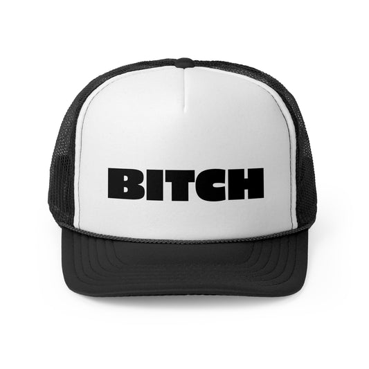 BITCH Trucker Hat Black