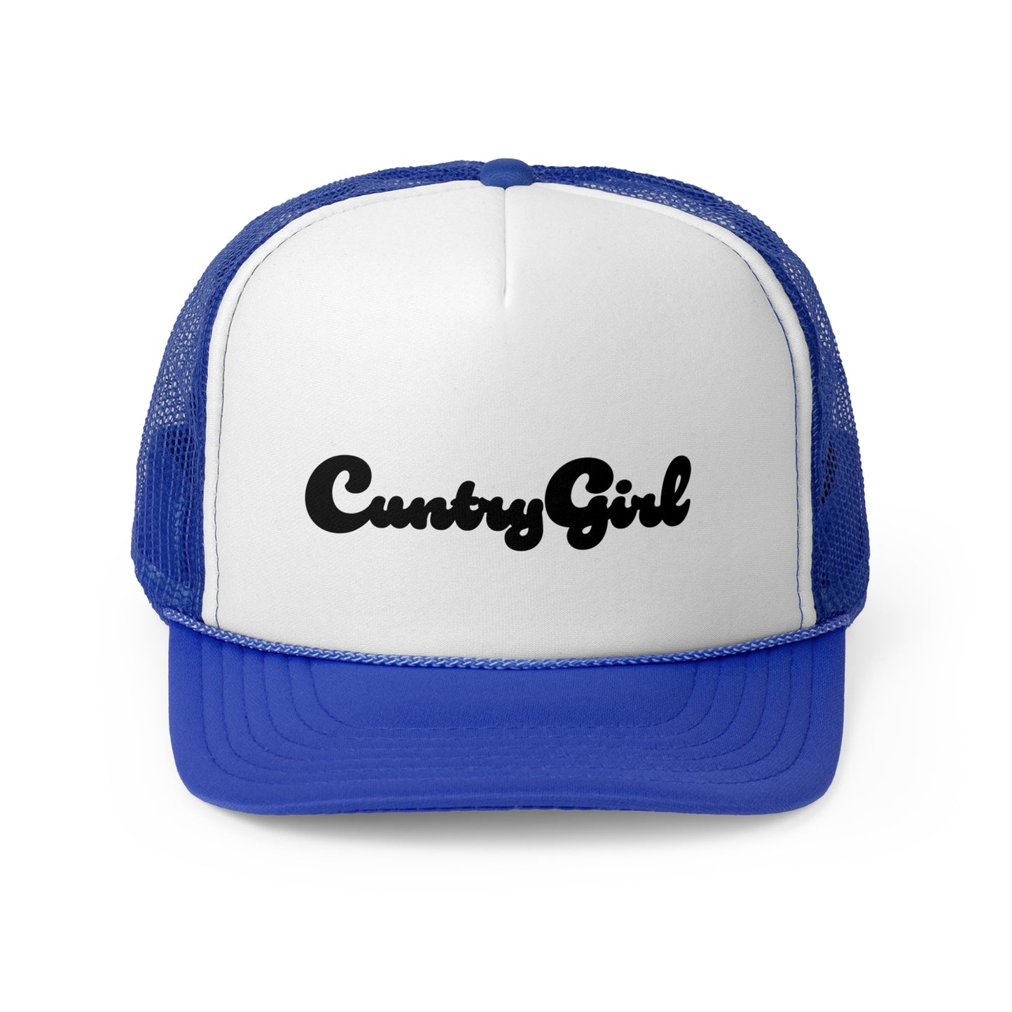 Cuntry Girl Trucker Hat Black v1