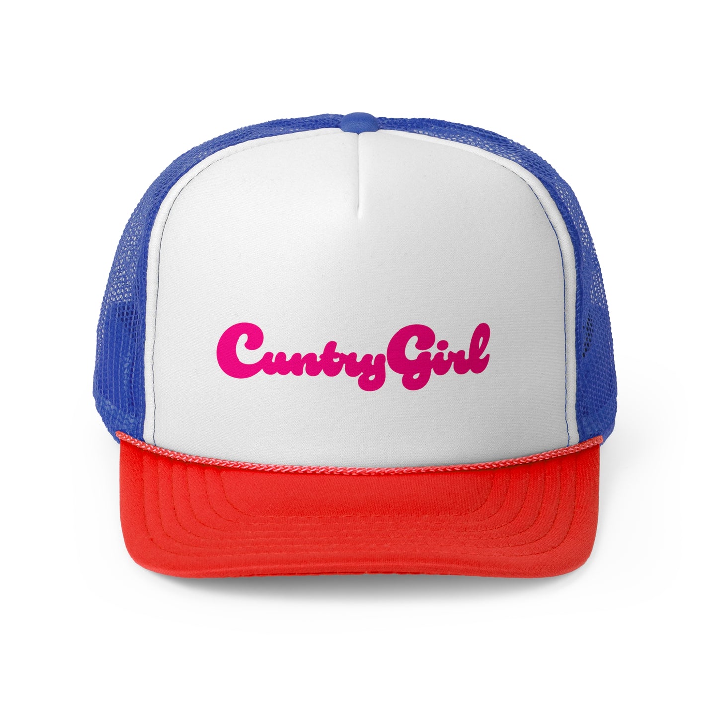 Cuntry Girl Trucker Hat Pink v1