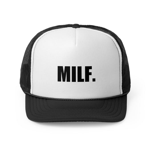 MILF Trucker Hat Black v1