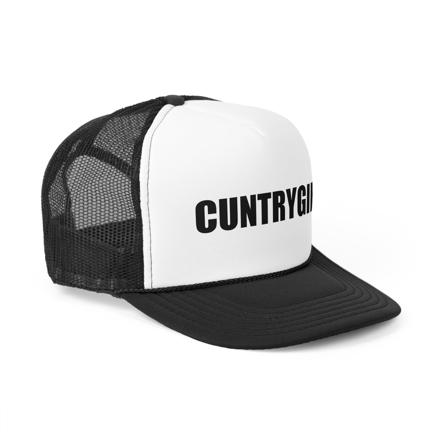 CuntryGirl Trucker Hat Black v1