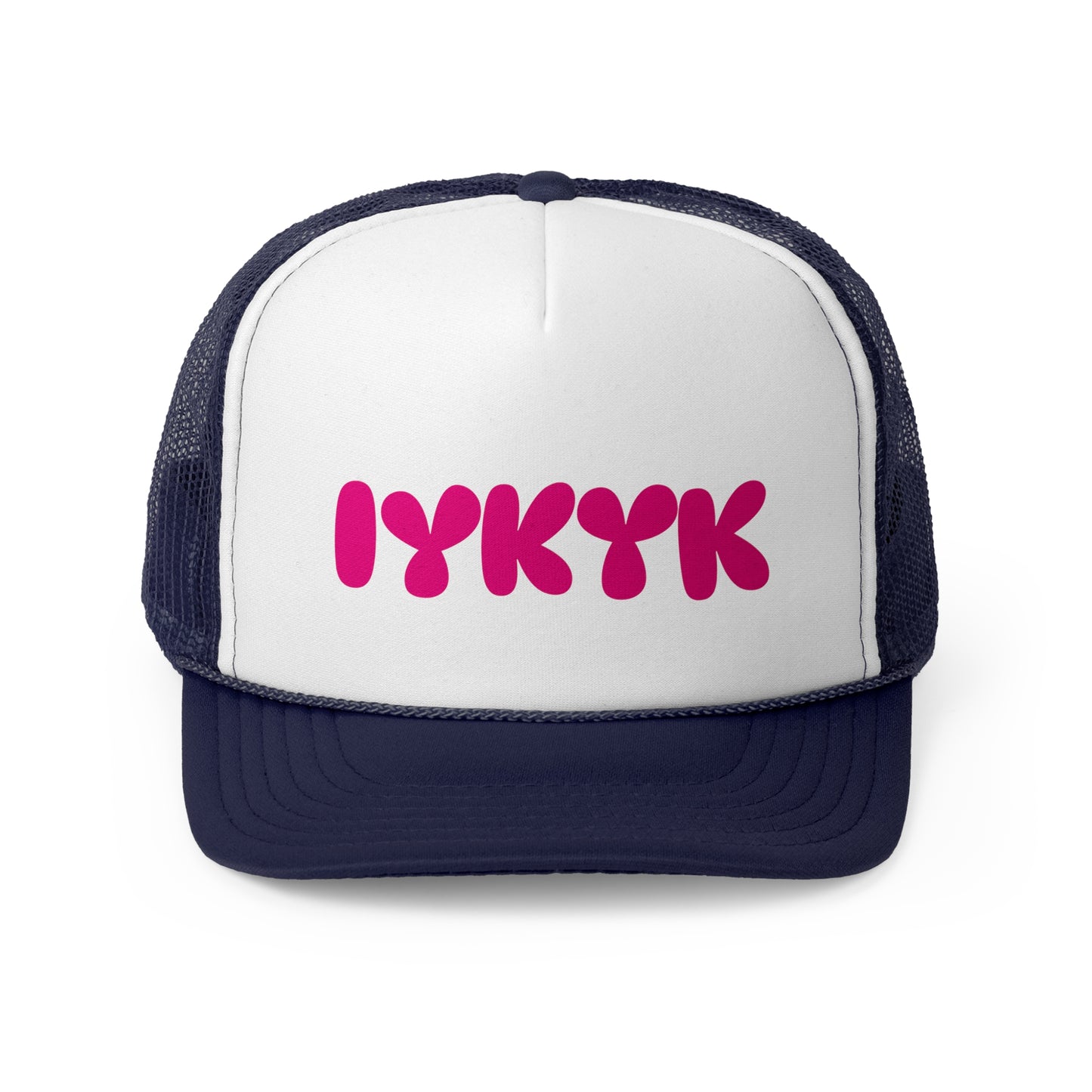 IYKYK Trucker Hat Pink v1